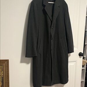 Ralph Lauren Men's Charcoal Trench Coat